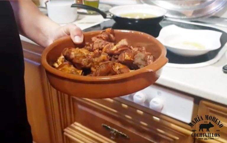 Receta paso a paso para hacer cochifrito con Cochinillo de Segovia